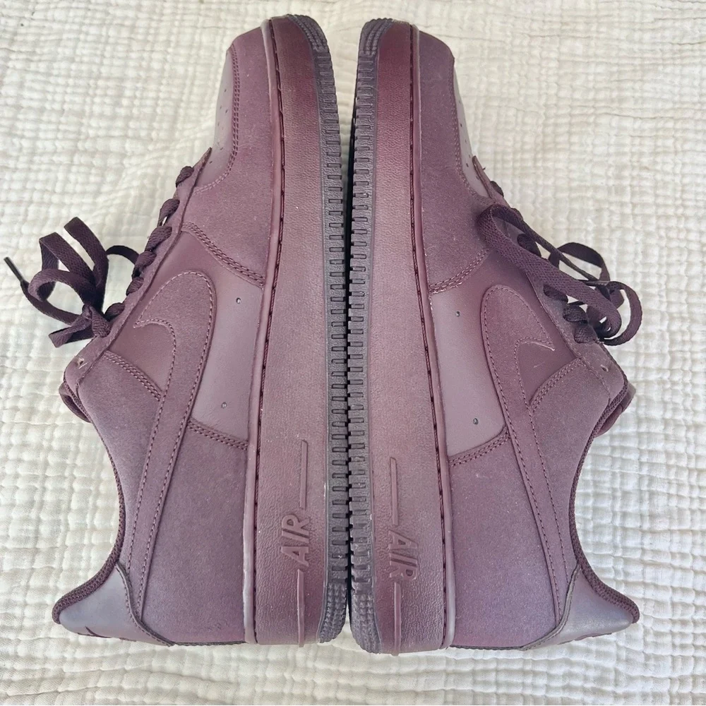 Nike | Jordan | Maroon Air Force One ‘07 ‘Tech Tuff’ 315122-605 Sneakers
